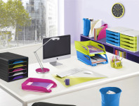 CEP Corbeille à papier GLOSS, 14 litres, bleu océan