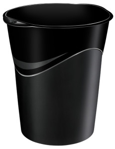 CEP Corbeille à papier CepPro GreenSpirit, 14 litres, noir