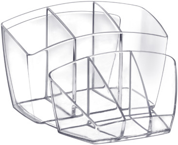 CEP Pot à crayons CONFORT, 8 compartiments, noir