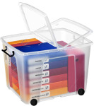 CEP boîte de rangement strata, avec les roues, 75 litres