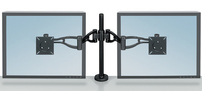 Fellowes Bras porte écran TFT/LCD Professional double noir