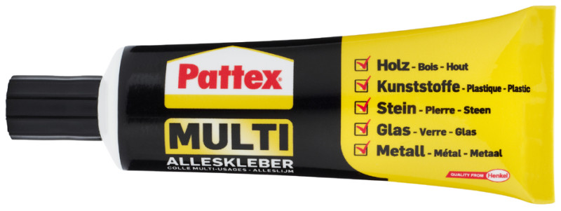 Pattex Colle universelle Multi, sans solvant, tube de 50 g