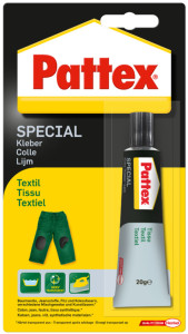 Pattex Colle spéciale TEXTIL, dans un tube de 20 g