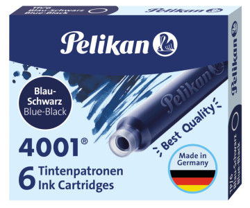 Pelikan Cartouches d'encre 4001 TP/6, bleu royal