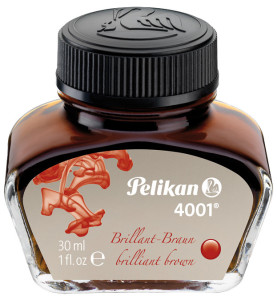 Pelikan Encre 4001 dans un flacon, marron, contenu: 30 ml