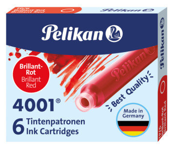 Pelikan Cartouches d'encre 4001 TP/6, rose