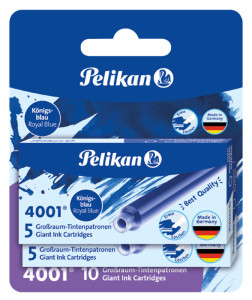 Pelikan Cartouches d'encre grand volume 4001 GTP/5/2/B, bleu