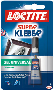 LOCTITE colle gel universelle, tube de: 3g