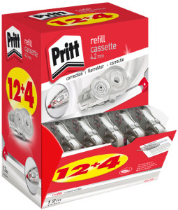 Pritt roller correcteur Refill Flex 970, multi pack de 16