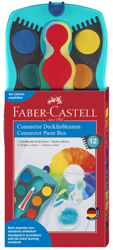 Faber-Castell 12 pastilles peinture à l'eau