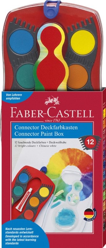 FABER-CASTELL palette de peinture CONNECTOR, 24 couleurs