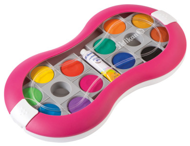 Pelikan Boîte de peinture Space+, 24 couleurs, rose