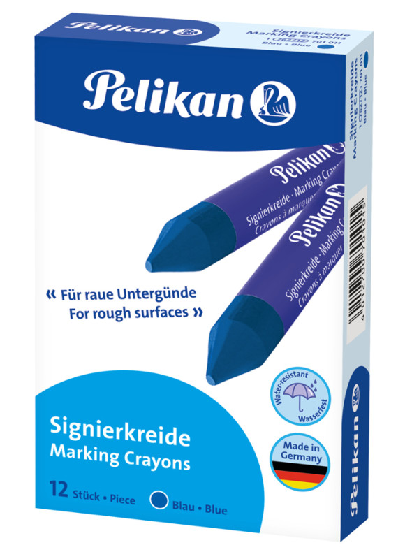 Pelikan Crayons à marquer 762, bleu, diamètre: 13,5 mm