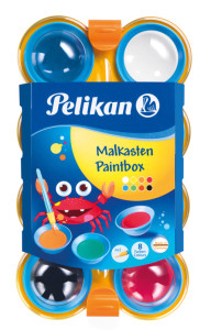 Pelikan Boîte de peinture pour enfants, 8 couleurs