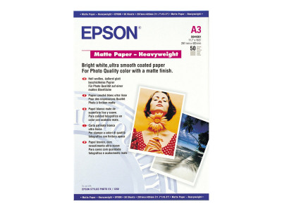 Epson : PAPIER MAT EPAIS A3 167G/M