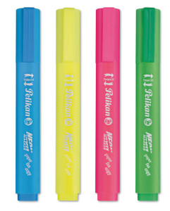 Pelikan Surligneur 438 Neon, étui de 4