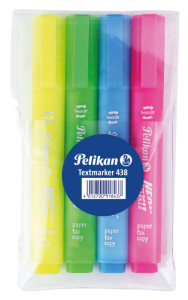 Pelikan Surligneur 438 Neon, étui de 4
