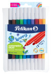 Pelikan Feutres Colorella Duo, rond, étui de 10 Pelikan Feutres Colorella Duo, rond, étui de 10