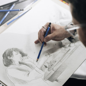 STAEDTLER Crayon Mars Lumograph, étui métallique de 6