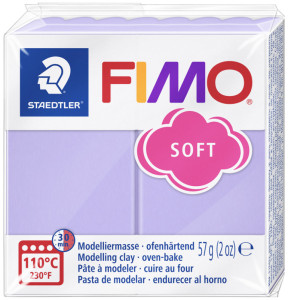 FIMO EFFECT Pâte à modeler, à cuire, menthe pastel, 57 g