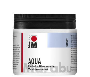 Marabu Vernis transparent Aqua, très brillant, 50 ml, dans
