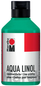 Marabu Couleur pour linogravure Aqua, blanc, 250 ml