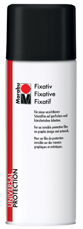 Marabu Peinture aérosol fixatif, spray de 150 ml,