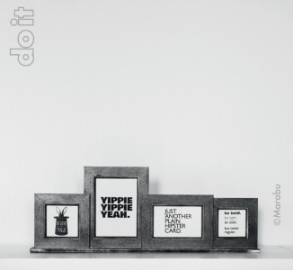 Marabu peinture aérosol do it REFLECTING STEEL, noir