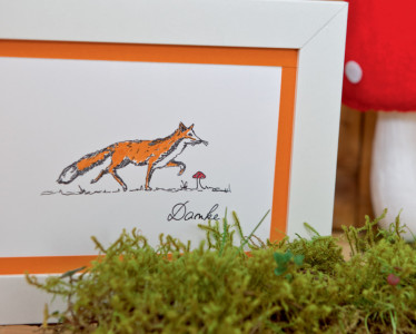 HEYDA Motivstempel set « animaux de la forêt », de bois, 6 pièces