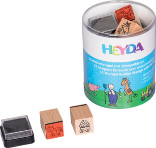 HEYDA set tampons à motif 