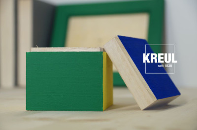 KREUL Peinture mate acrylique Hobby Line, set créatif 6 x