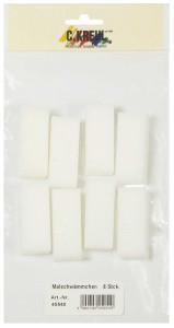 KREUL Eponge pour peinture Hobby Line, kit de 8