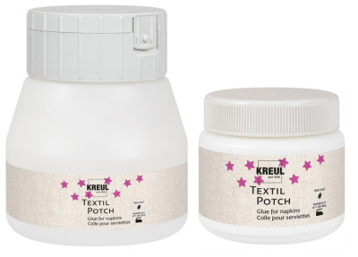 KREUL Vernis-colle pour serviettes & colle pour Textille POT