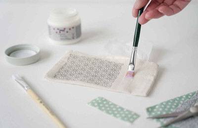 KREUL Vernis-colle pour serviettes & colle pour Textille POT