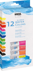 KREUL Aquarellfarbe el Greco, 12 ml, Set 12er
