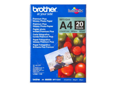 Brother : BP61GLA GLOSSY papier A4 - 20 SHEETS