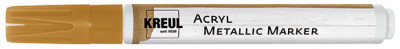 KREUL Acryl Metallic Marker Medium, pointe ronde, argent