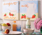 KREUL Châssis entoilé 300 x 300 mm, blanc