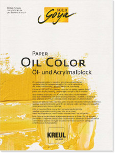 KREUL Bloc pour artistes SOLO Goya Paper Oil Color, 300x400