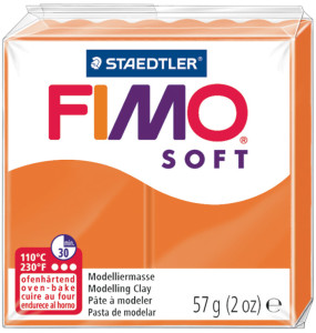 FIMO Pâte à modeler SOFT, à cuire, bleu windsor, 57 g