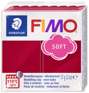 FIMO Pâte à modeler SOFT, à cuire, menthe, 57 g