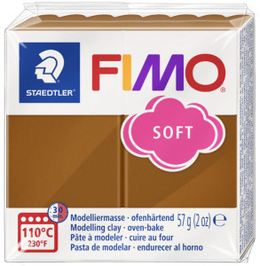 FIMO Pâte à modeler SOFT, à cuire, vert pomme, 57 g