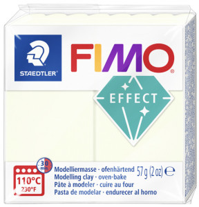 FIMO Pâte à modeler EFFECT, à cuire, lumière nocturne, 57 g
