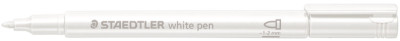 STAEDTLER Marqueur Permanent métallique, Rundspitze, Silber
