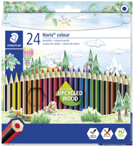 STAEDTLER crayon de couleur Noris WOPEX, étui carton de 24