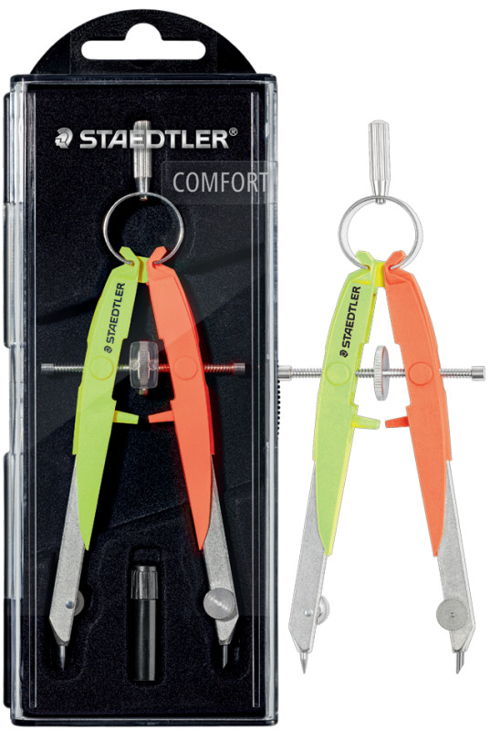 STAEDTLER compas géometrique de précision Mars Comfort Neon