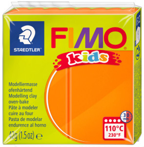 FIMO kids Pâte à modeler, à cuire au four, rouge, 42 g