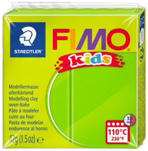 FIMO kids Pâte à modeler, à cuire au four, rouge, 42 g