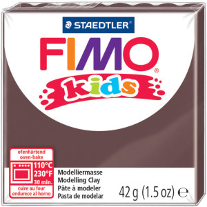 FIMO kids Pâte à modeler, à cuire au four, noir, 42 g