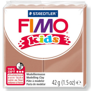 FIMO kids Modelliermasse, à cuire au four, jaune pearl clair